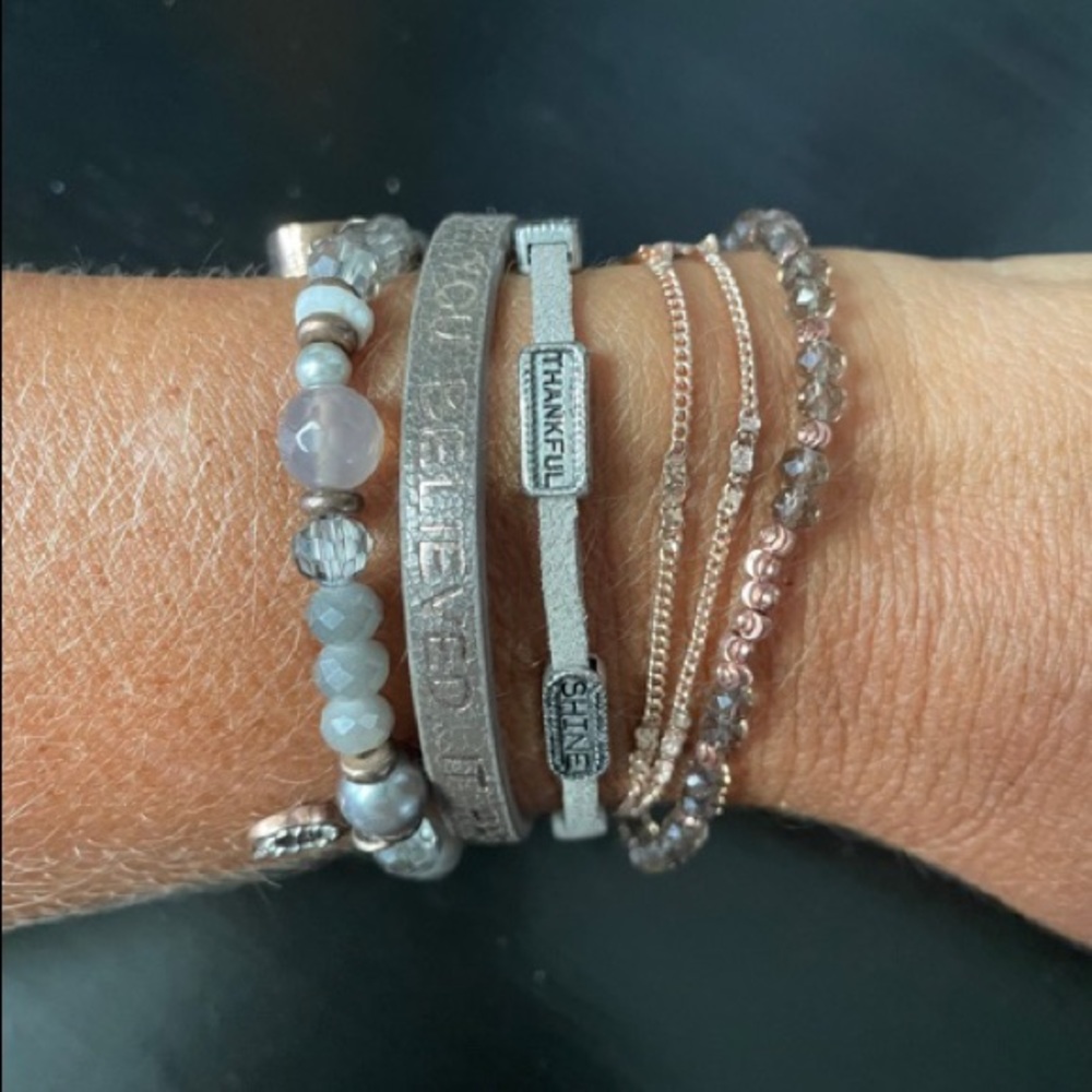 Good Works Wrap Bracelet "Because you believed"